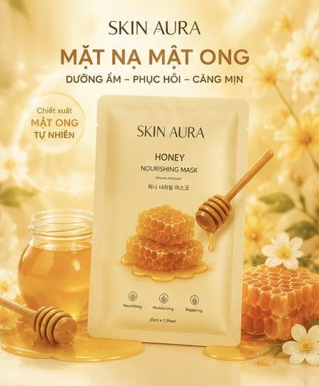 Mặt Nạ Mật Ong Skin Aura – Dưỡng Ẩm, Nuôi Dưỡng Và Mang Đến Làn Da Mềm Mịn Tự Nhiên