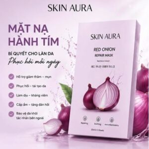 MẶT NẠ HÀNH TÍM GIẢI PHÁP CHO LÀN DA THÂM MỤN THIẾU SỨC SỐNG