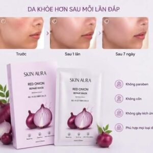 Alternative view of MẶT NẠ HÀNH TÍM GIẢI PHÁP CHO LÀN DA THÂM MỤN THIẾU SỨC SỐNG