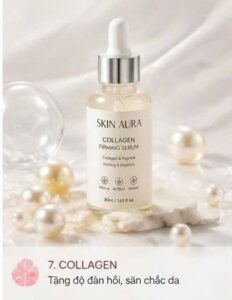Serum từ thiên nhiên Skin Aura là sản phẩm chăm sóc da có kết cấu tinh chất, được sử dụng sau bước làm sạch và trước kem dưỡng